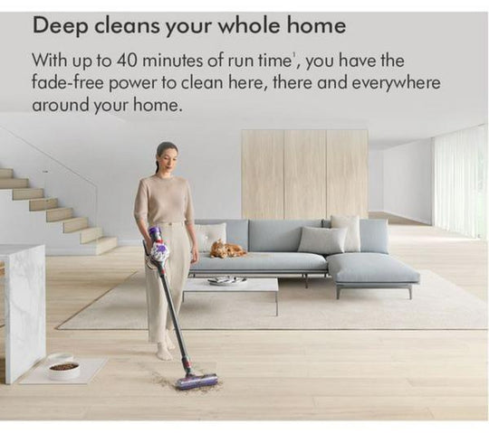 Dyson V8 Advanced cordless stick vacuum cleaner (Silver/Nickel)