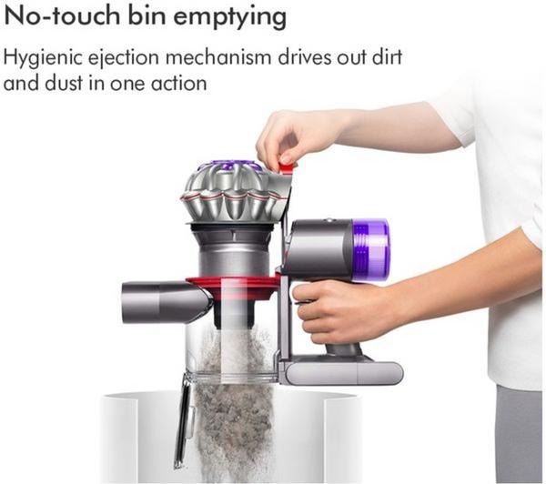 Dyson V8 Advanced cordless stick vacuum cleaner (Silver/Nickel)