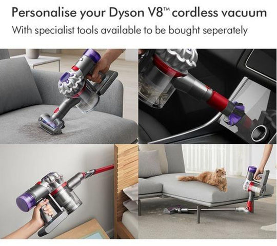 Dyson V8 Advanced cordless stick vacuum cleaner (Silver/Nickel)