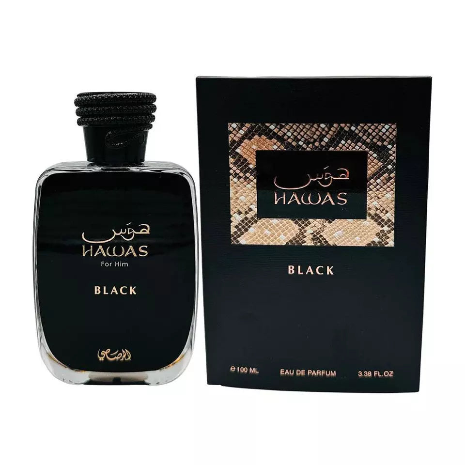 Rasasi Hawas Black eau de parfum for men